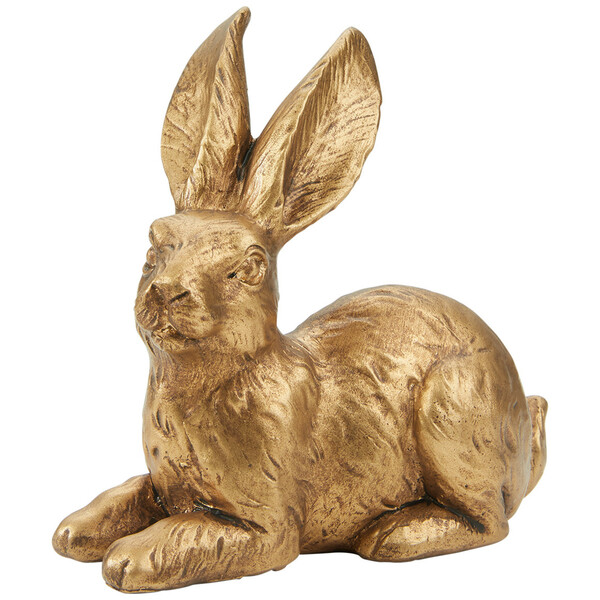Bild 1 von Kleine Deko-Figur Hase in Gold-Optik GOLD