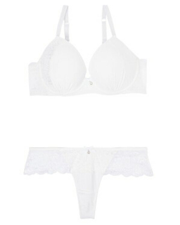 Bild 1 von Push-up-BH + String
       
      Janina, 2-tlg. Set
     
      offwhite