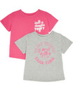 Bild 1 von T-Shirts im Doppelpack
       
      2er-Pack, Y.F.K., cropped
     
      pink/grau