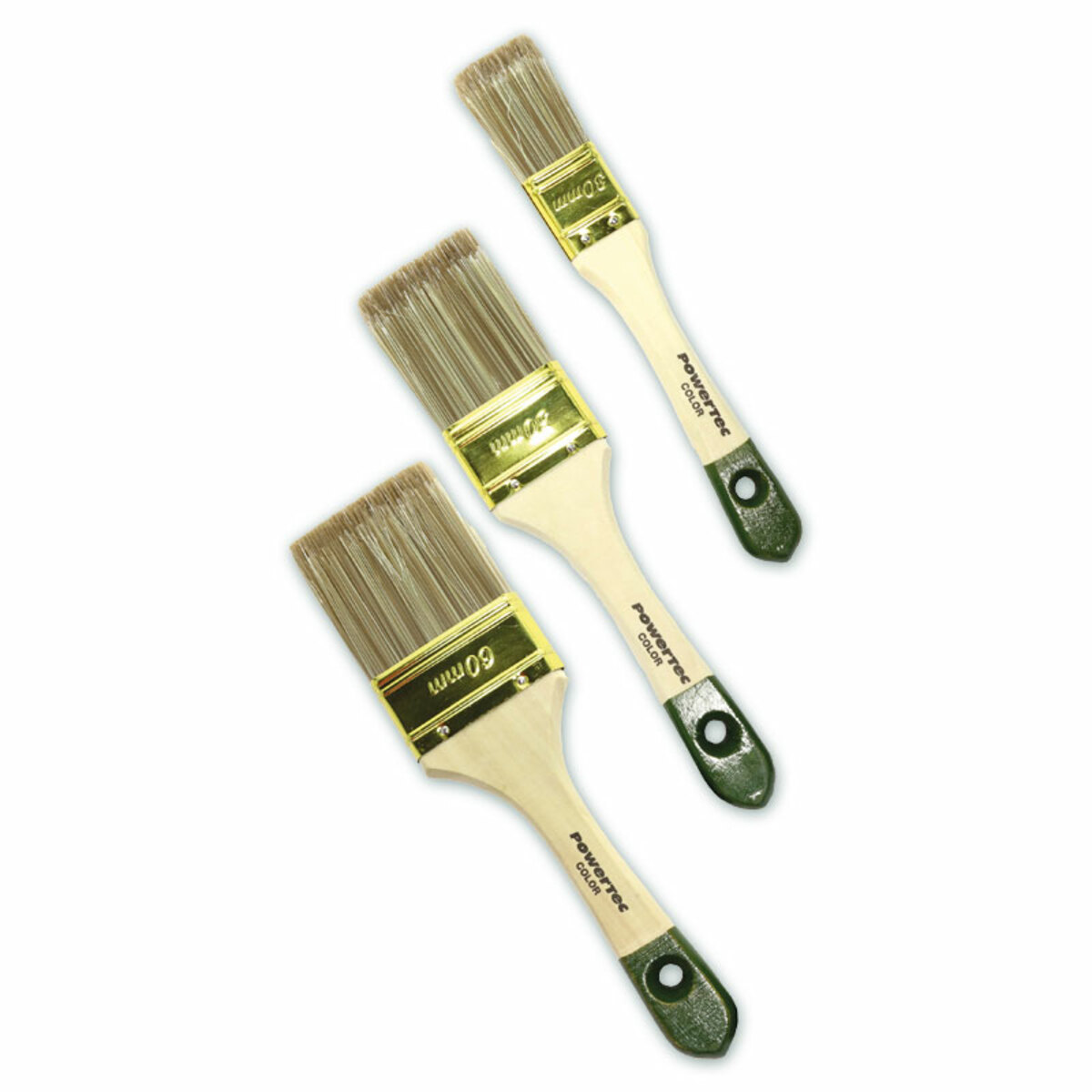 Bild 1 von Powertec Color Universalpinsel-Set 3tlg.