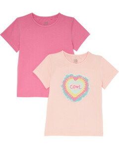 Süße T-Shirts
       
      2er-Pack, Kiki & Koko
     
      pink/rosa