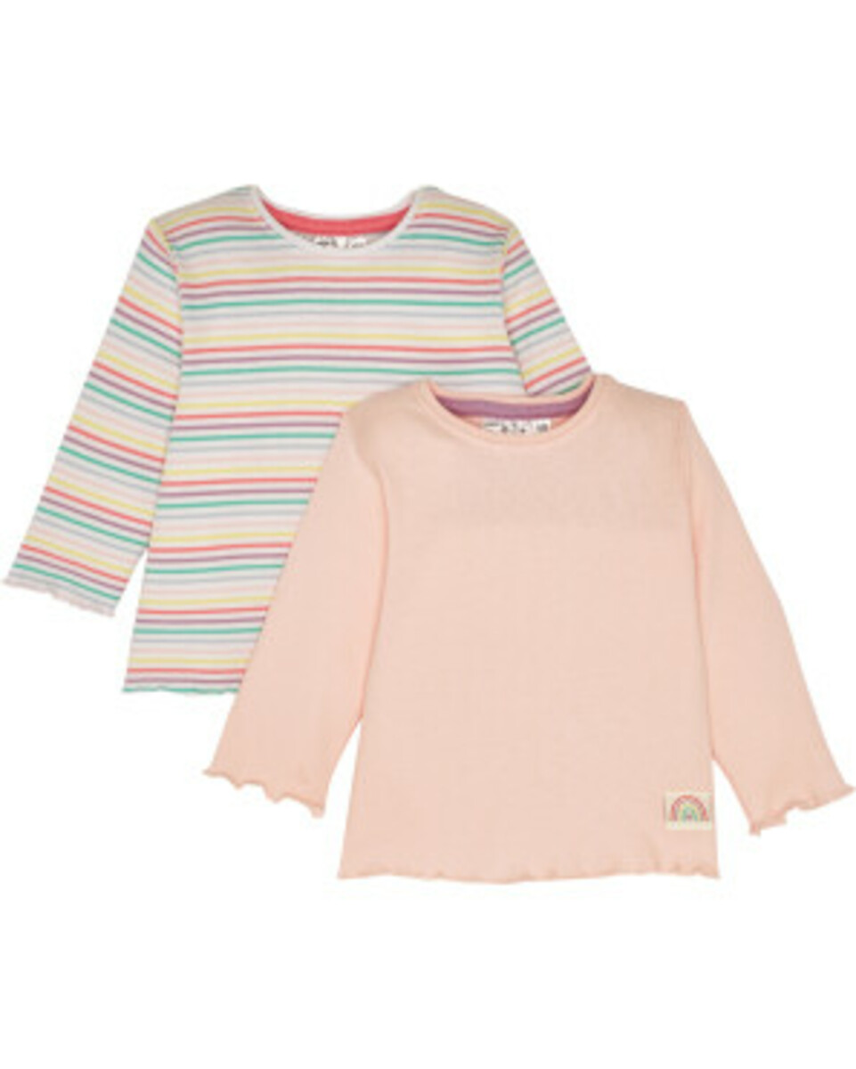 Bild 1 von Langarmshirts mit Knöpfen
       
      2er-Pack, Ergee
     
      hellrosa