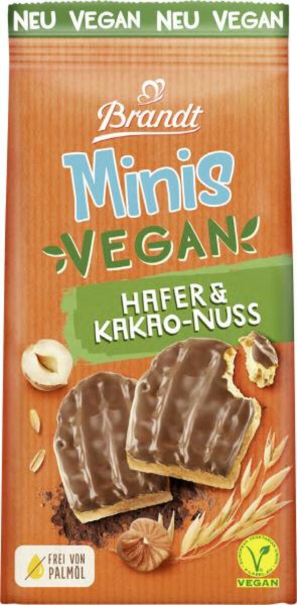 Bild 1 von Brandt Minis Vegan Hafer & Kakao-Nuss