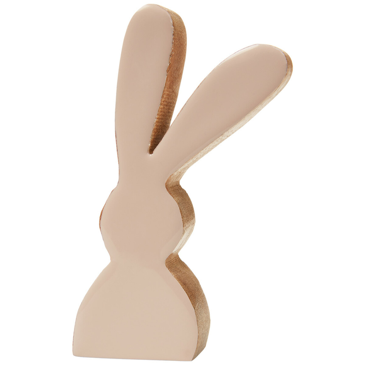 Bild 1 von Großer Deko-Hase aus Holz ROSA / BRAUN