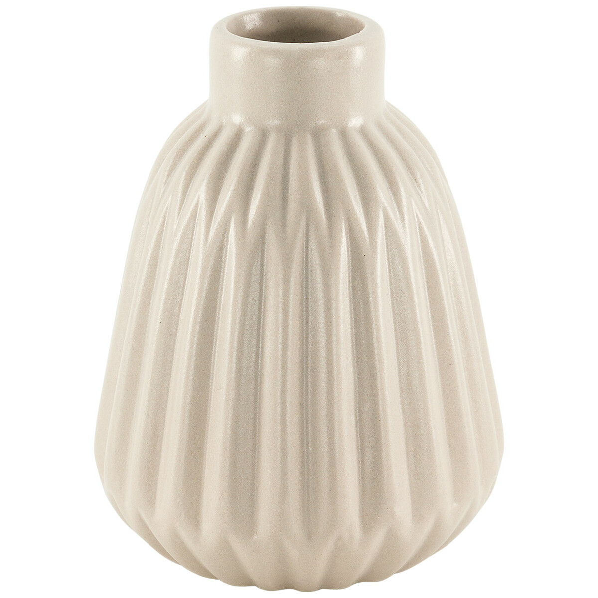 Bild 1 von Minivase mit Refliefmuster HELLBEIGE