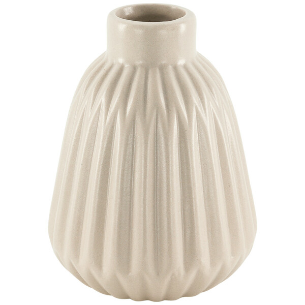 Bild 1 von Minivase mit Refliefmuster HELLBEIGE