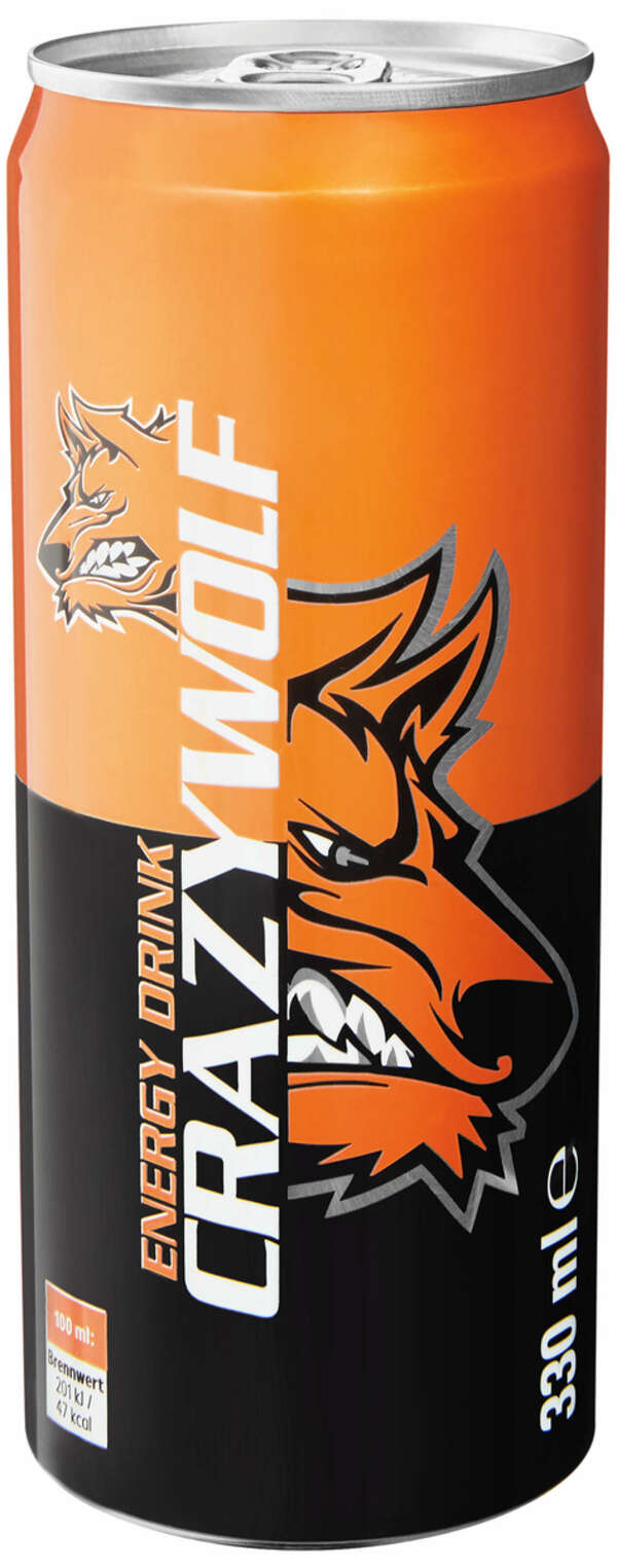 Bild 1 von CRAZY WOLF Energy Drink oder Strong Cola