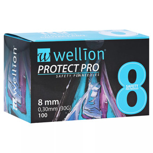 Wellion Protect PRO Safety Pen Needles 3 100 St