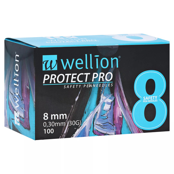 Bild 1 von Wellion Protect PRO Safety Pen Needles 3 100 St