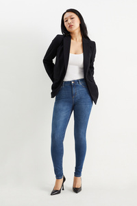 C&A Skinny Jeans-Mid Waist-LYCRA®, Blau, Größe: 40