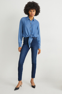 C&A Jegging Jeans-High Waist-LYCRA®, Blau, Größe: 40