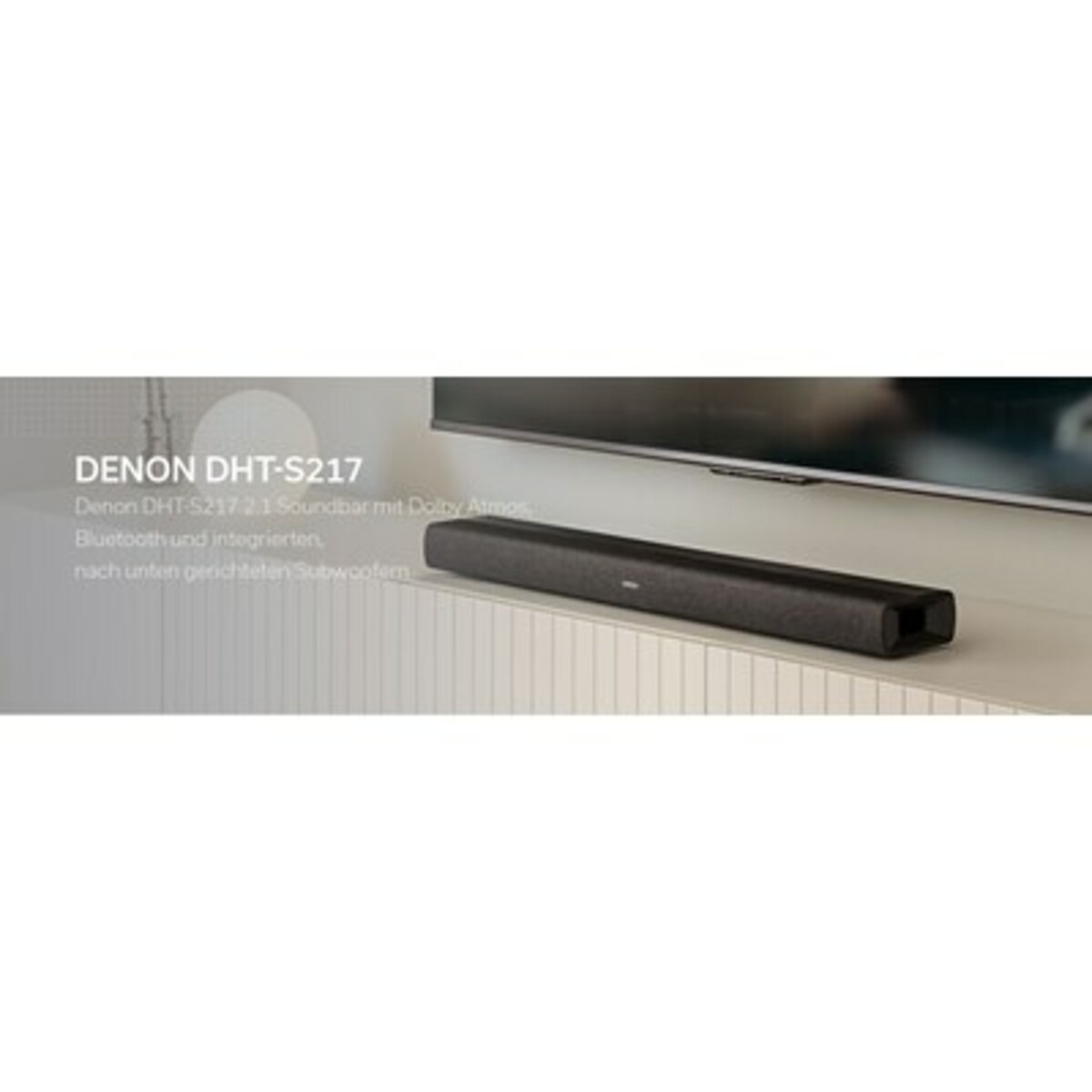 Bild 1 von Denon DHT-S217 2.1 Soundbar mit Dolby Atmos