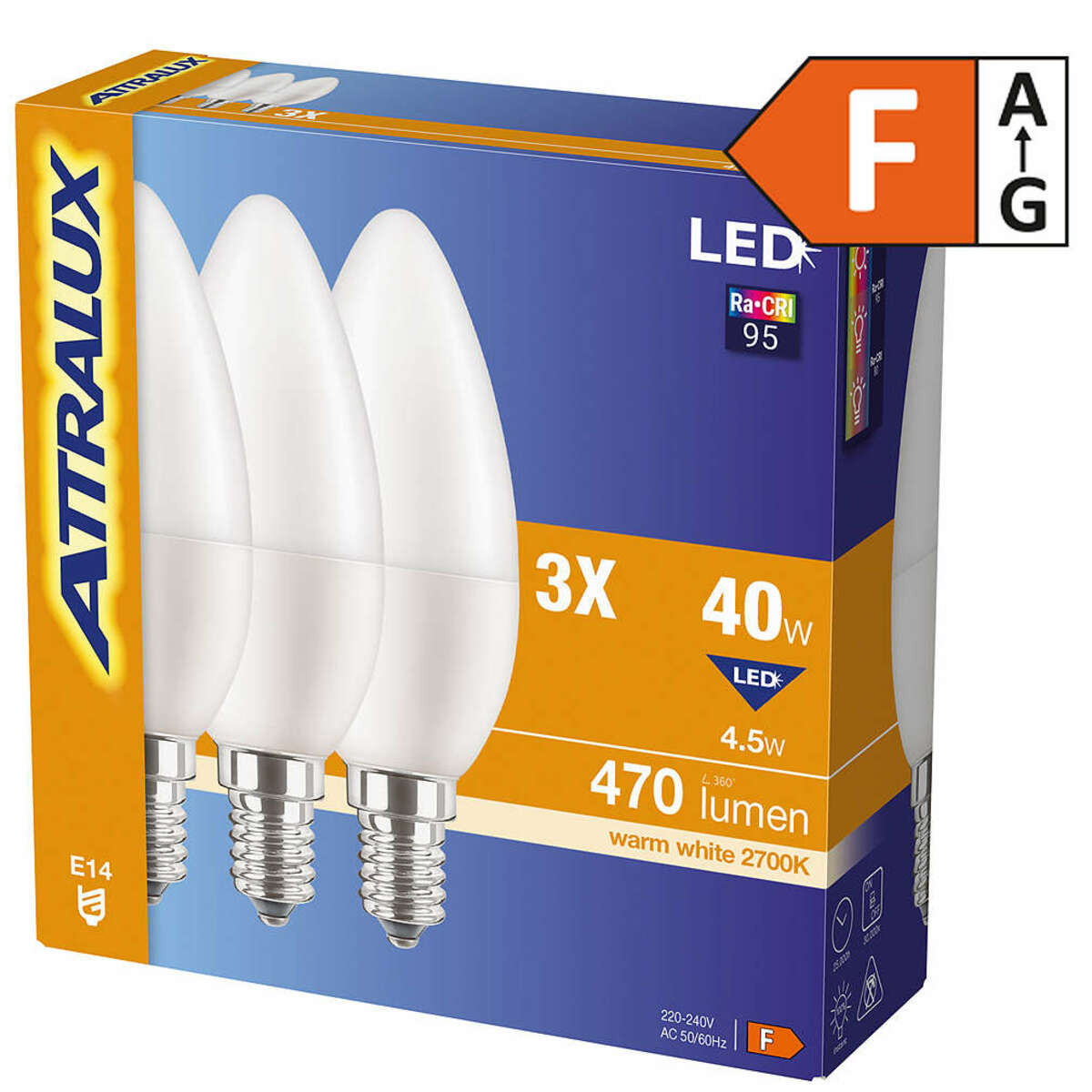 Bild 1 von ATTRALUX LED-Leuchtmittel E14