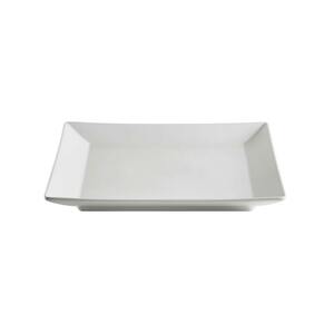 METRO Professional Teller Flach Macario, Steinzeug, 18 x 18 cm, quadratisch, weiß, 6 Stück