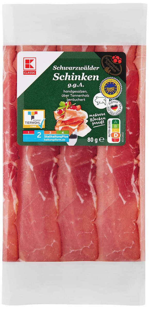 Du Schläfst Im Kühlschrank Gibt Es Schinken Und Käse K-CLASSIC Schwarzwälder Schinken von Kaufland ansehen!