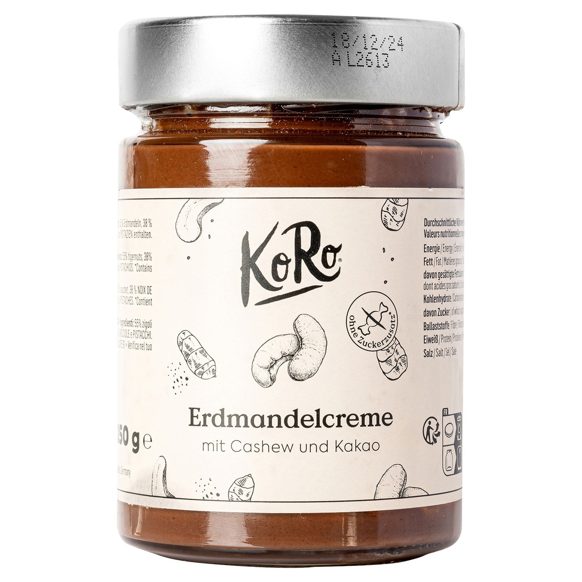 Bild 1 von KORO Erdmandelcreme 350 g