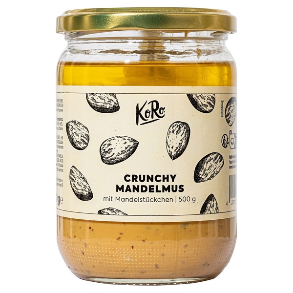 Bild 1 von KORO Crunchy Mandelmus 500 g