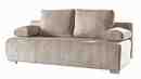 Bild 1 von Schlafsofa mit Bettkasten Cordbezug beige 200 cm - PADDY