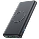 Bild 1 von Wireless Powerbank 33800mah, kilponen [15W Kabelloses Aufladen+25W PD Fast Charging+Gleichzeitige Aufladen 5 Geräte] Externer Akku QC 4.0 Tragbares Ladegerät mit 2 Eingang für iPhone Samsung Huawe