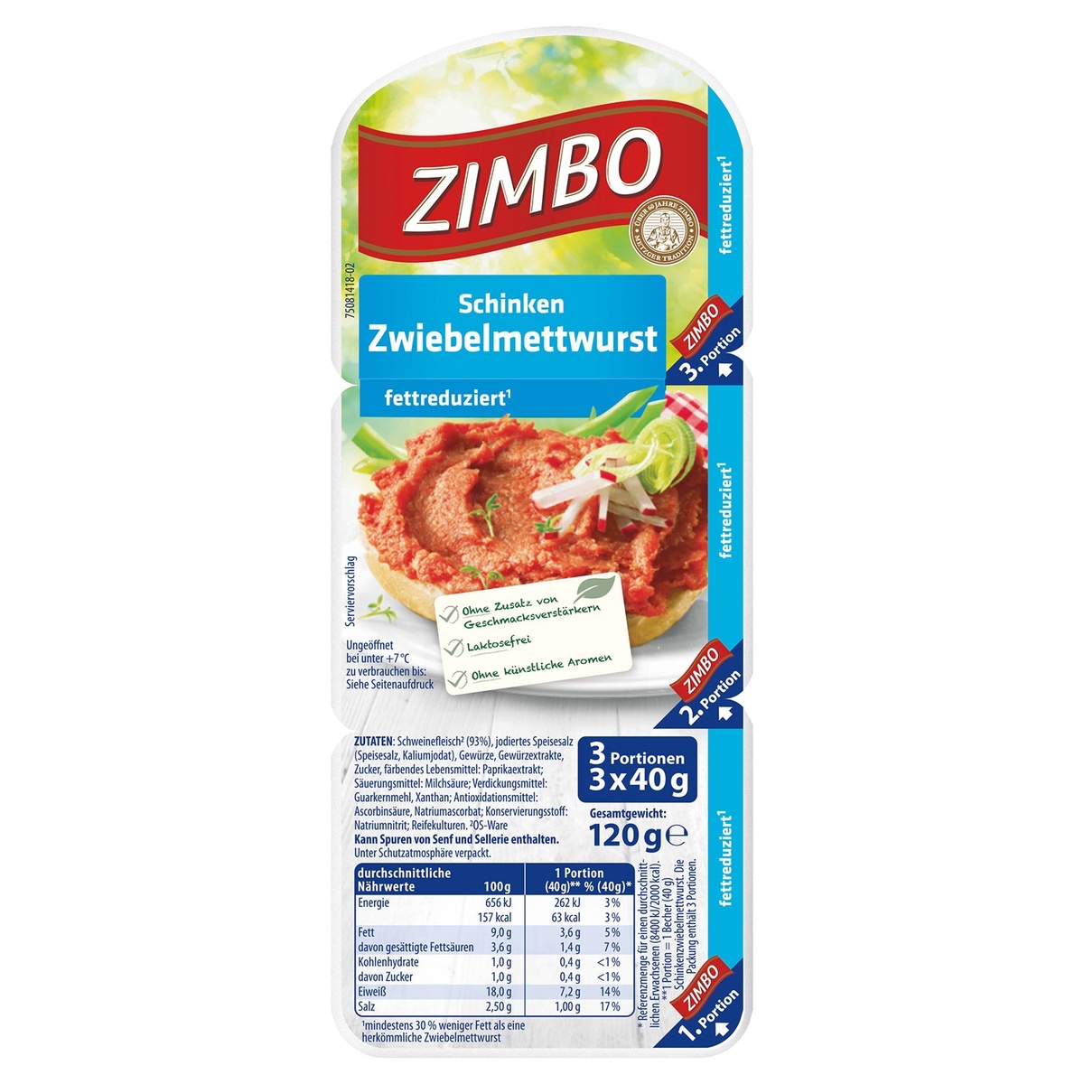 Bild 2 von ZIMBO Zwiebelmett 120 g