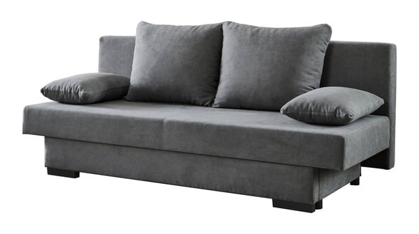 Bild 1 von Schlafsofa mit Bettkasten anthrazit 137 x 190 cm - GRONINGEN