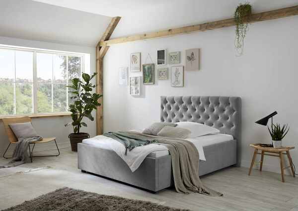 Bild 2 von Innoha Polsterbett Miami LF 140x200 cm, mit Höhenverstellung für Lattenrost, ohne Lattenrost, ohne M