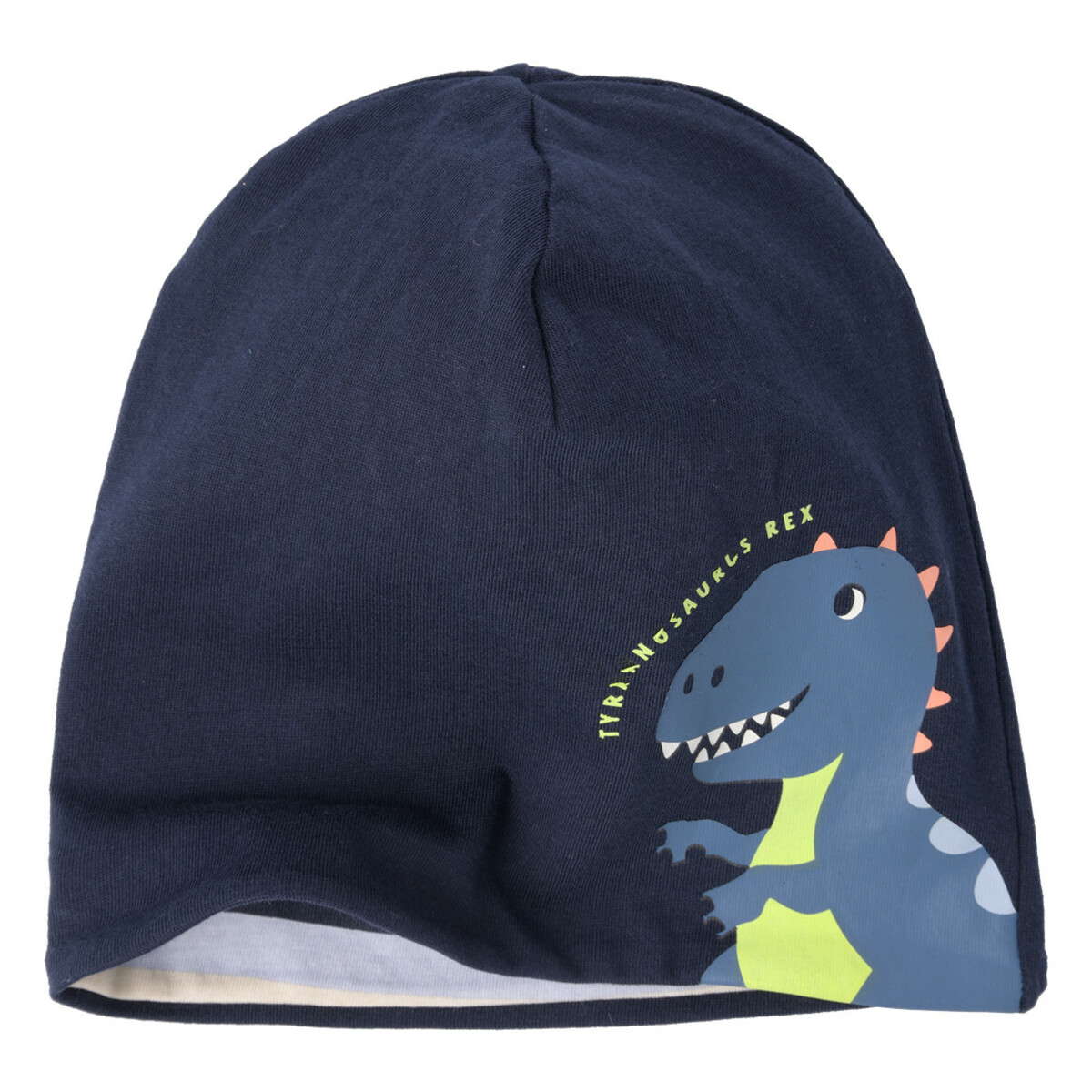 Bild 1 von Jungen Mütze mit Dino-Motiv DUNKELBLAU