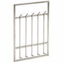 Bild 3 von Wandgarderobe 60x100x7,5 cm Metall Silber