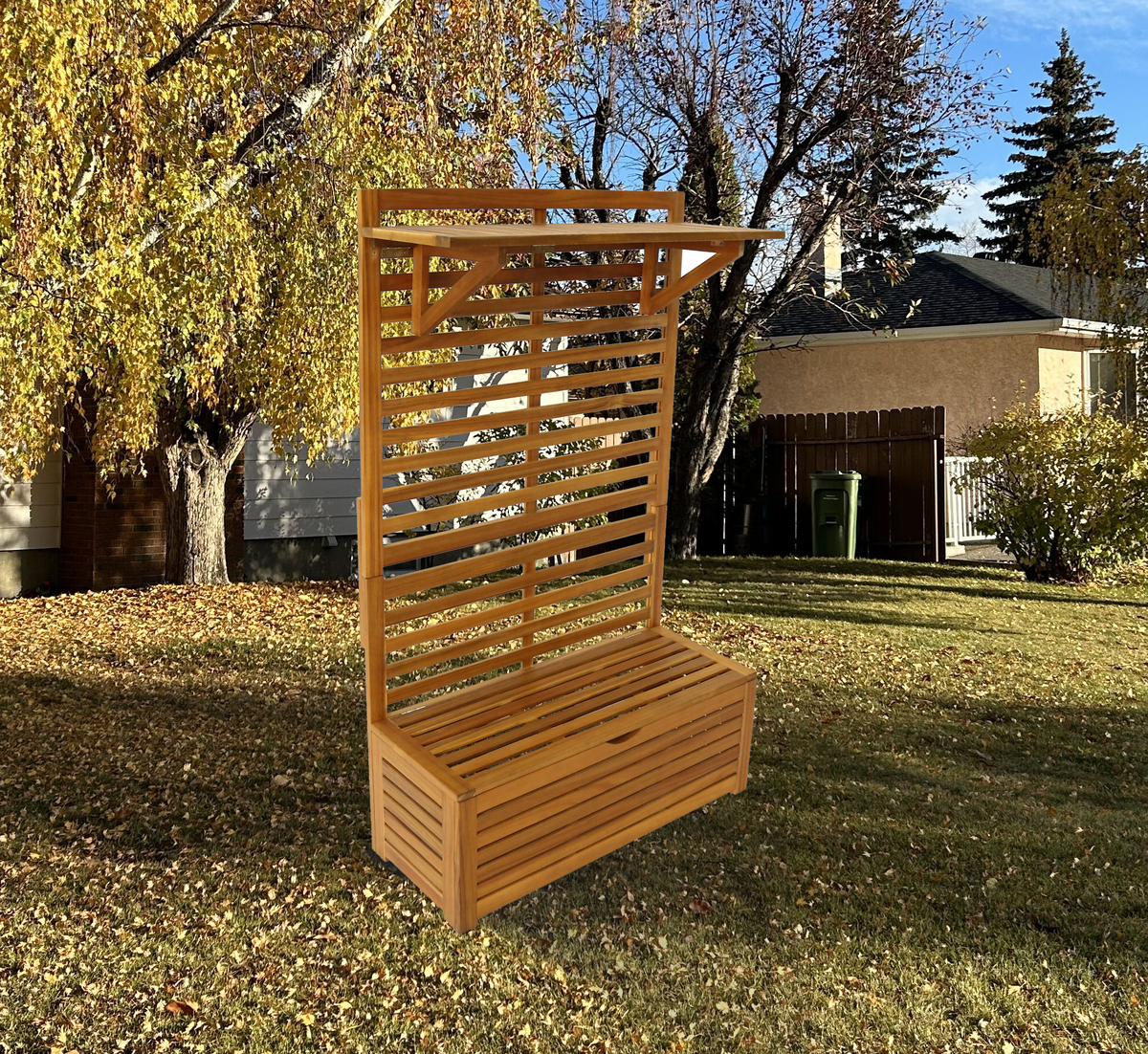 Bild 2 von HC Garten & Freizeit Blumenregal aus Akazieholz ca. 39 x 91,5 x 151,5 cm