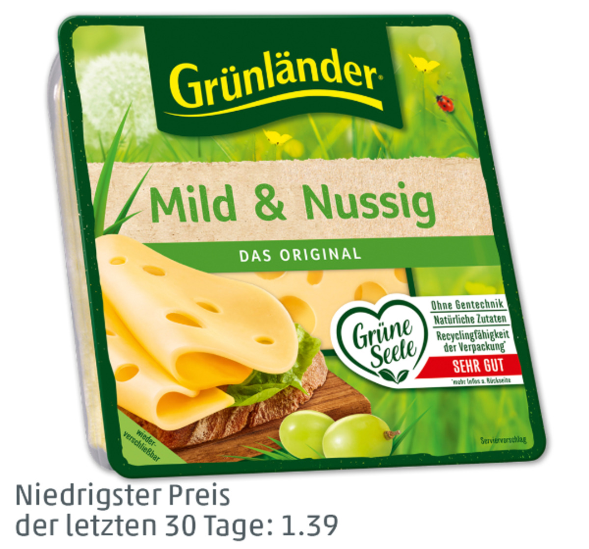 Bild 1 von GRÜNLÄNDER Käsescheiben