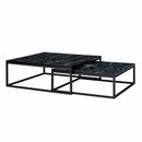 Bild 2 von 2er Set Couchtisch 75 x 75 x 27 cm Schwarz