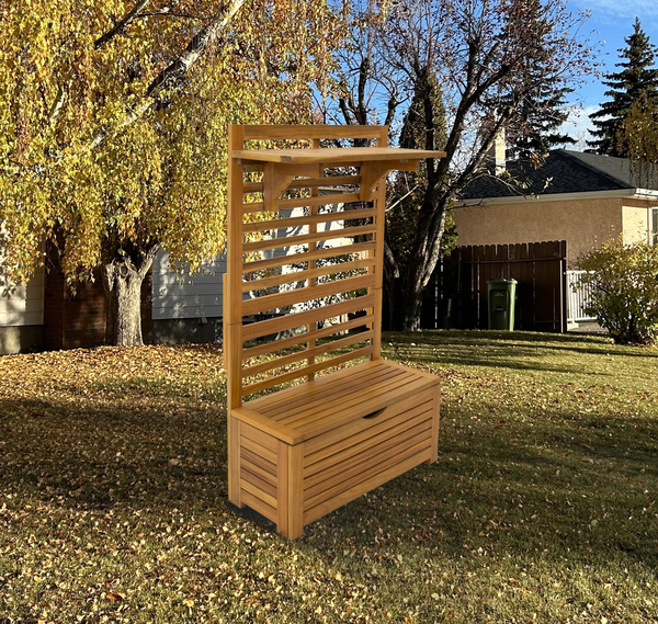 Bild 2 von HC Garten & Freizeit Blumenregal aus Akazieholz ca. 39 x 91,5 x 117 cm