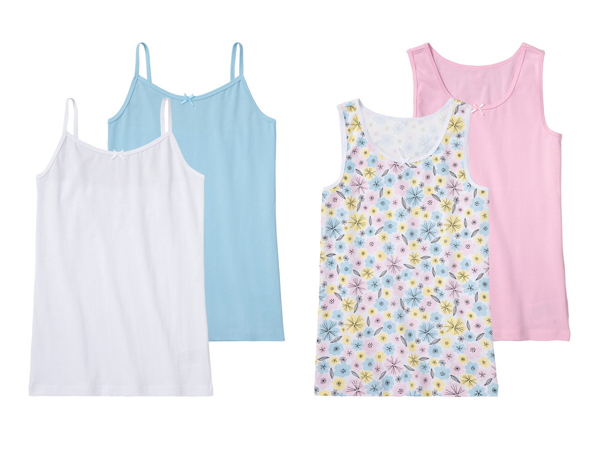 Bild 1 von pepperts!® Kinder Unterhemden, 2 Stück, hoher Bio-Baumwollanteil