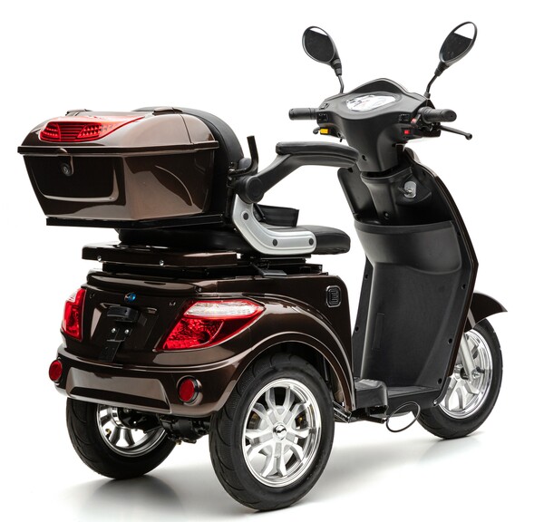 Bild 3 von Elektrodreirad Roller 25 km/h  ECONELO BILLY Braun