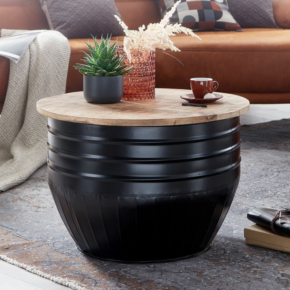 Bild 4 von Couchtisch 60x41x60 cm Mango Massivholz