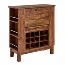 Bild 1 von Hausbar Sheesham Massivholz 88x102x40 cm Barschrank Weinbar Weinschrank