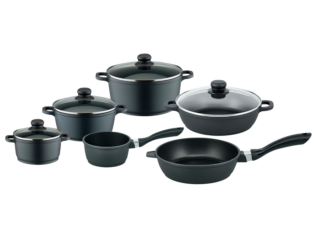 Bild 1 von ELO Basic Topfset Black Cast Aluguss Induktion 6 teilig