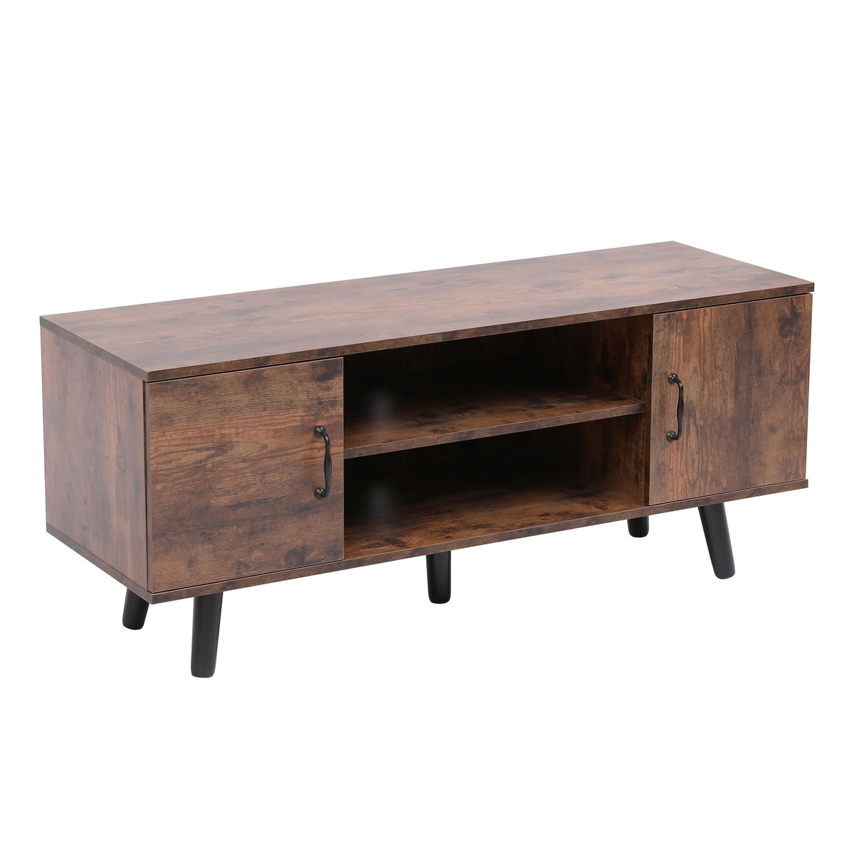Bild 3 von Happy Home TV Schrank Sideboard Kommode HWB11-HOL Holz