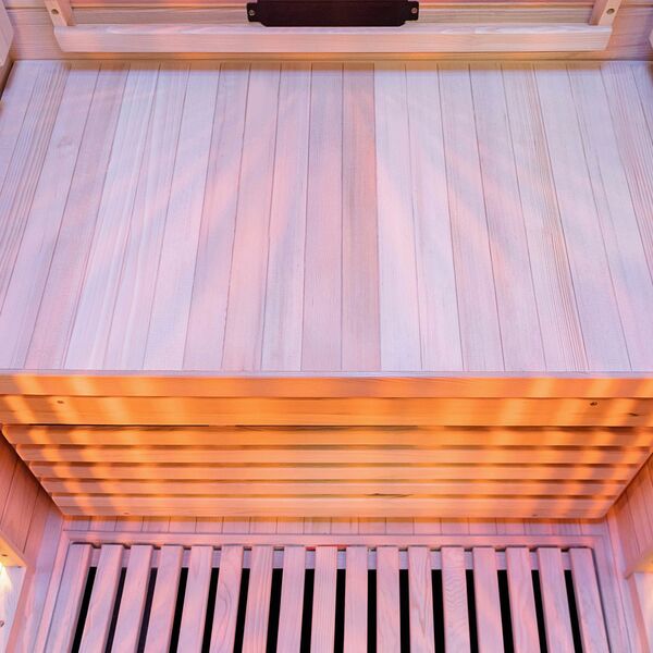 Bild 4 von Dewello Infrarotkabine KINGSTON 90cm x 90cm inkl. Vollspektrumstrahler, Bodenstrahler