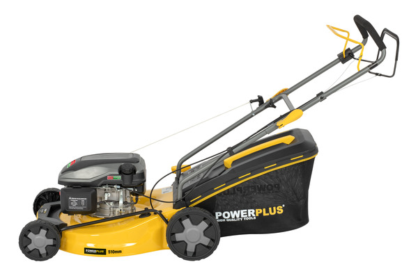 Powerplus Rasenmäher 170ccmMotor 51cm Schnittbreite mit Radantrieb