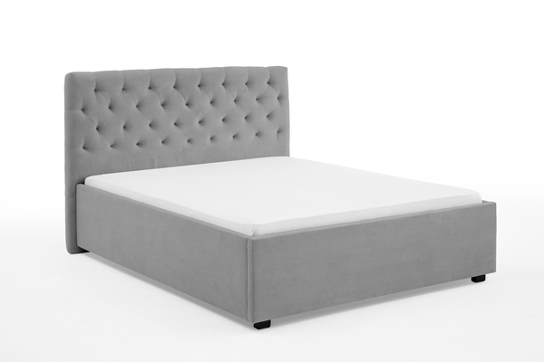 Bild 4 von Innoha Polsterbett Miami LF 160x200 cm, mit Höhenverstellung für Lattenrost, Ausf. Stoff grau