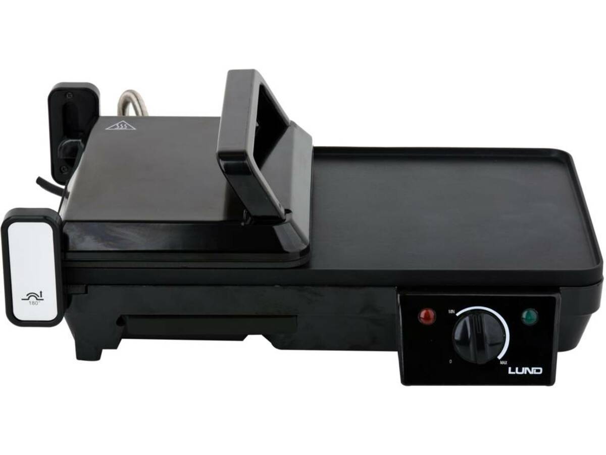 Bild 1 von Lund 2in1 Elektro-Tisch/Kontaktgrill Grillfläche 40,5X25cm 2000W