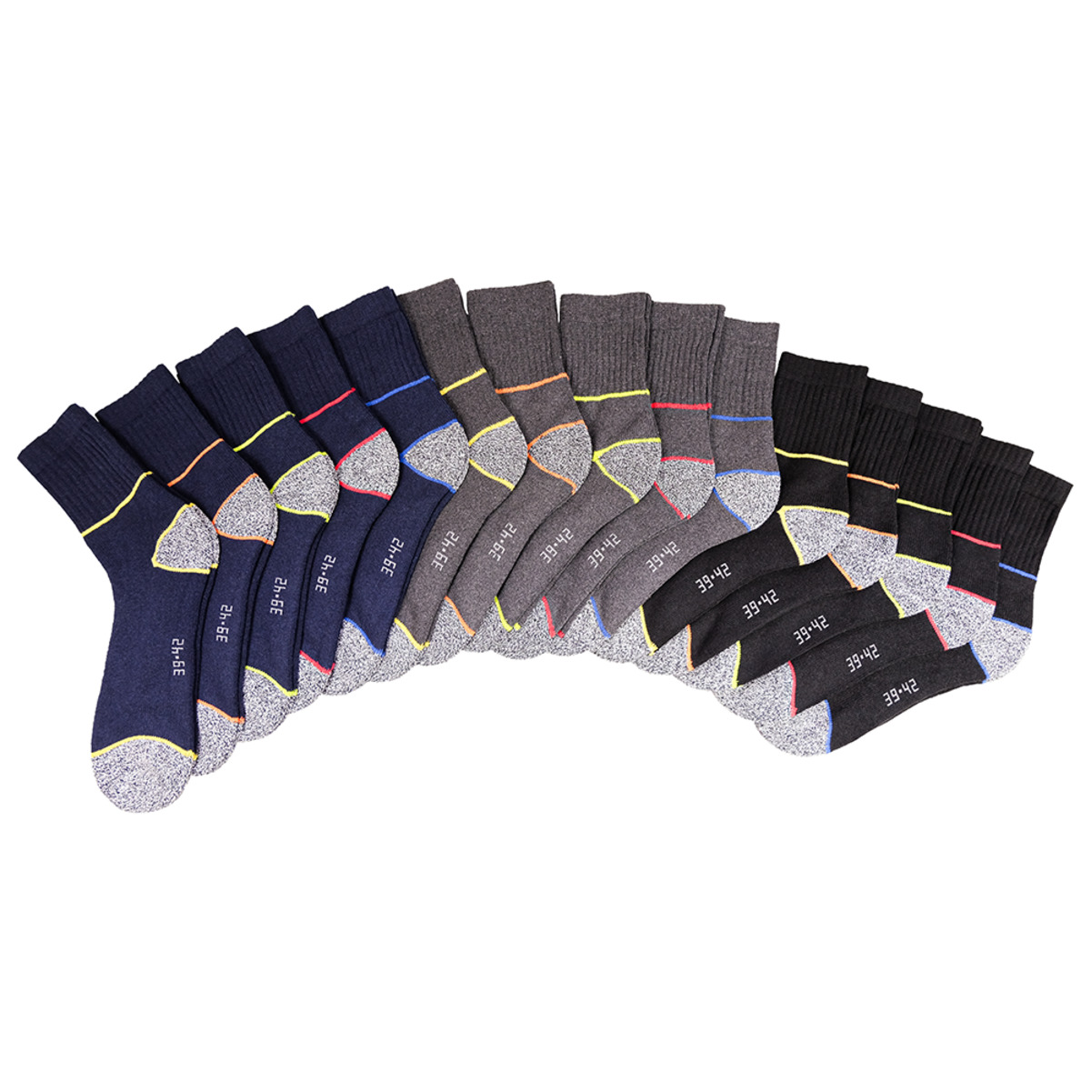 Bild 2 von TOPTEX PRO Kurzschaft-Arbeitssocken 15 Paar