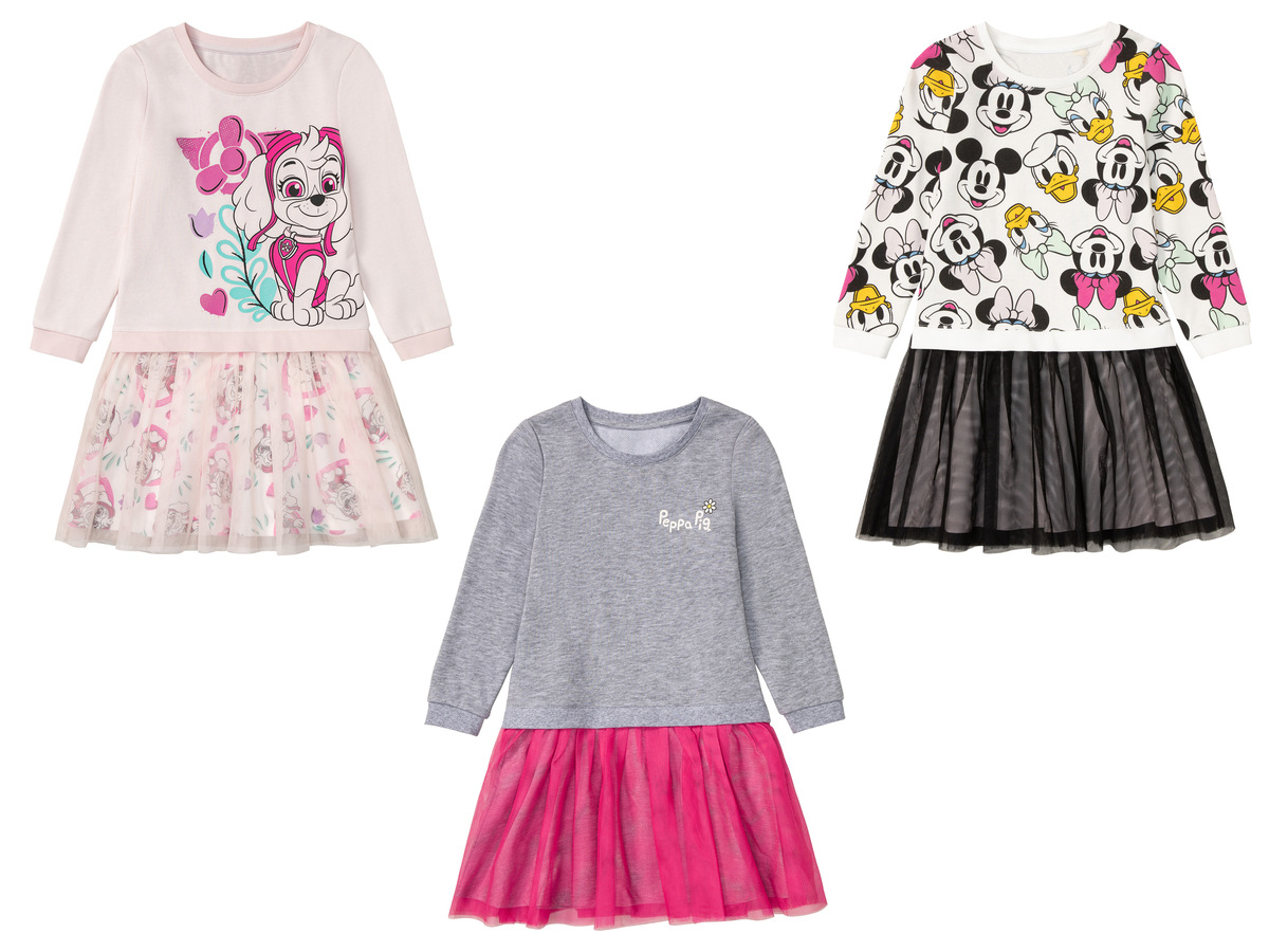 Bild 1 von Kleinkinder/Kinder Sweatkleid mit Tüllrock