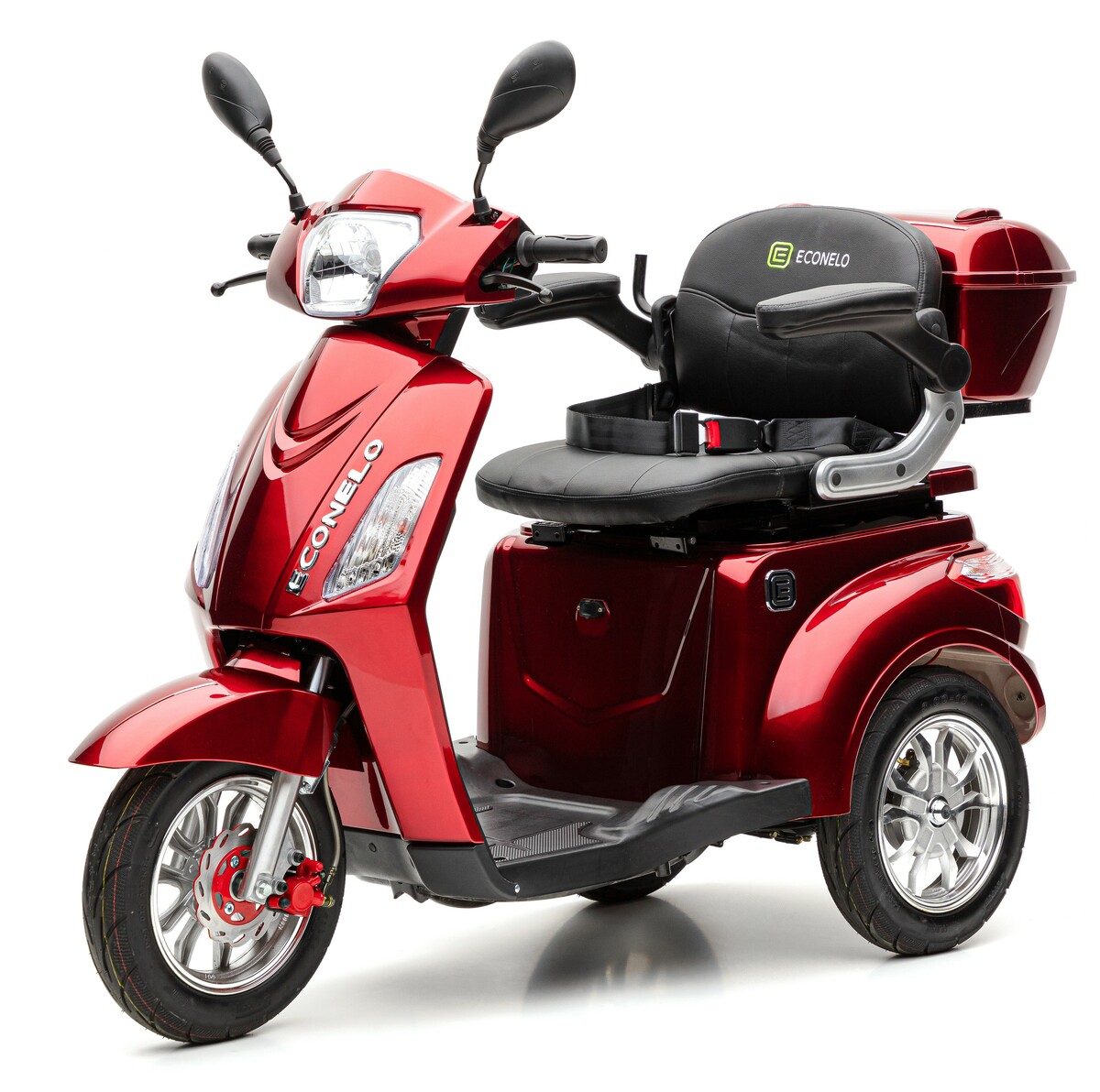 Bild 1 von Elektrodreirad Roller 25 km/h ECONELO BILLY rot