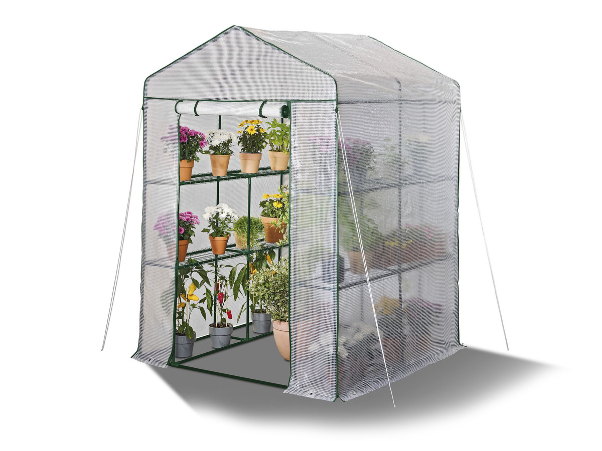PARKSIDE® Gewächshaus, mit Gitterfolie, begehbar von Lidl für 59,99