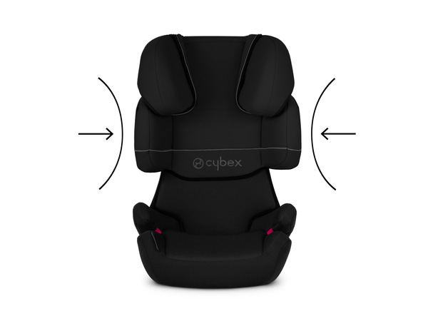 Bild 1 von CYBEX Kindersitz »Solution X-Fix Schwarz«, patentierte, 3-fach neigungsverstellbare Kopfstütze