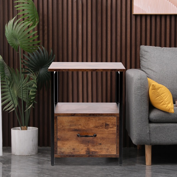 Bild 2 von Happy Home Nachttisch Kommode HSB12-HOL Holz