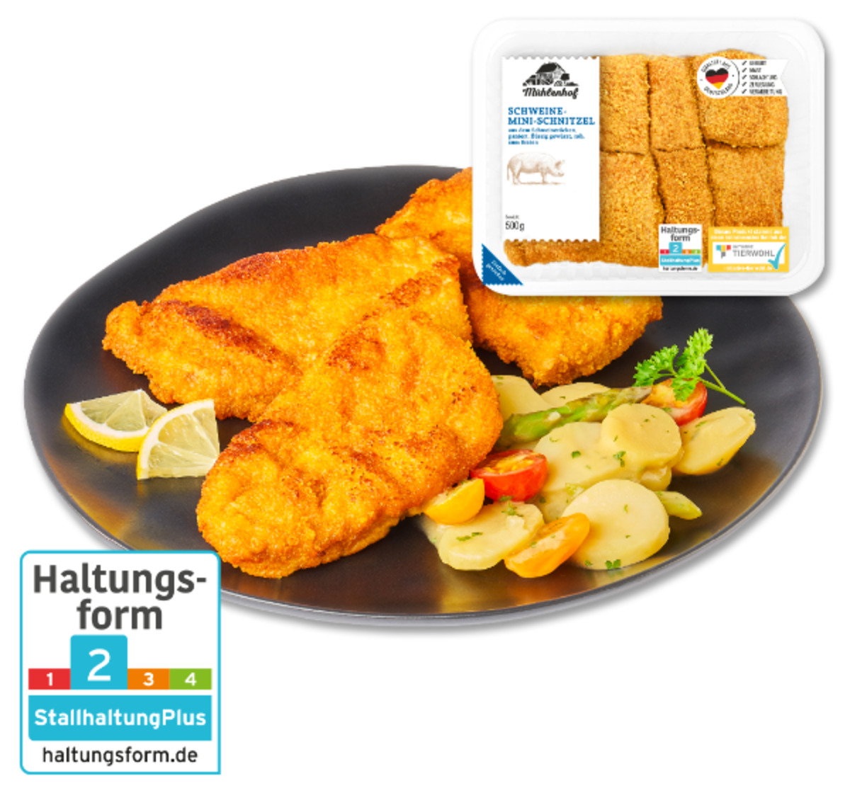 Bild 1 von MÜHLENHOF Frische Schweine-Mini-Schnitzel*