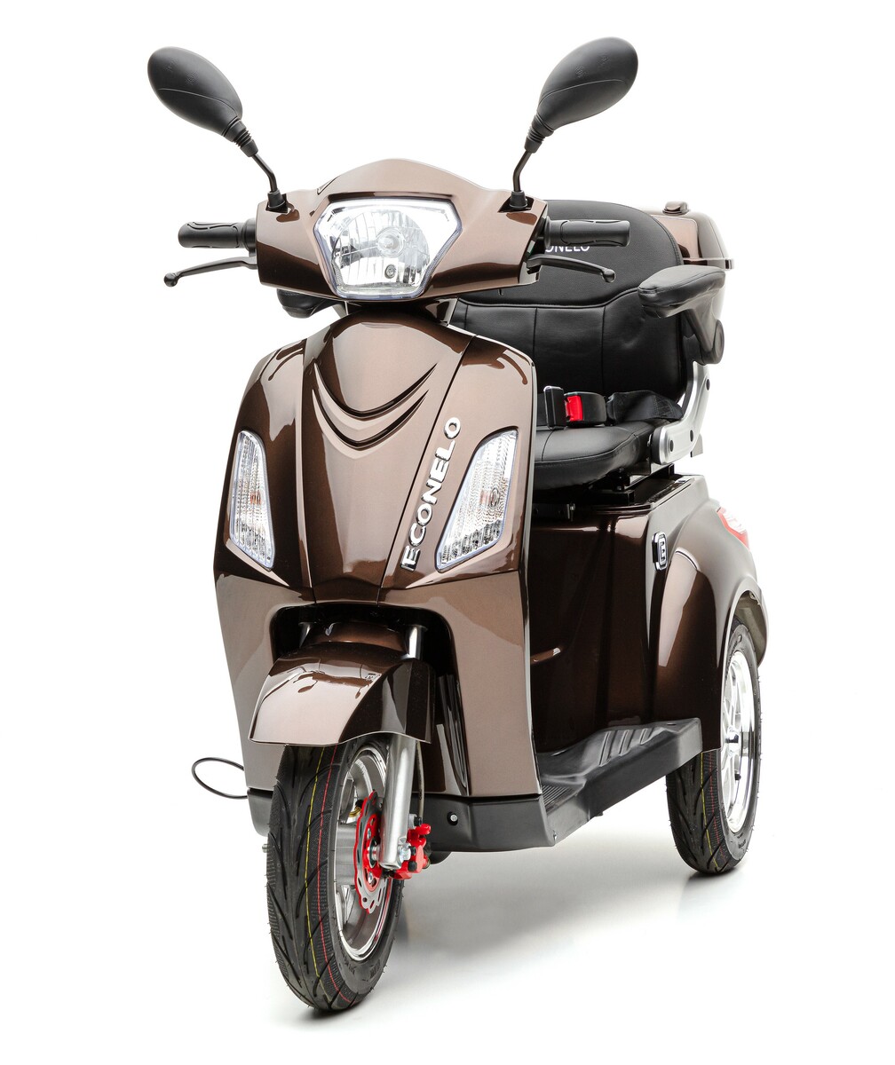 Bild 1 von Elektrodreirad Roller 25 km/h  ECONELO BILLY Braun